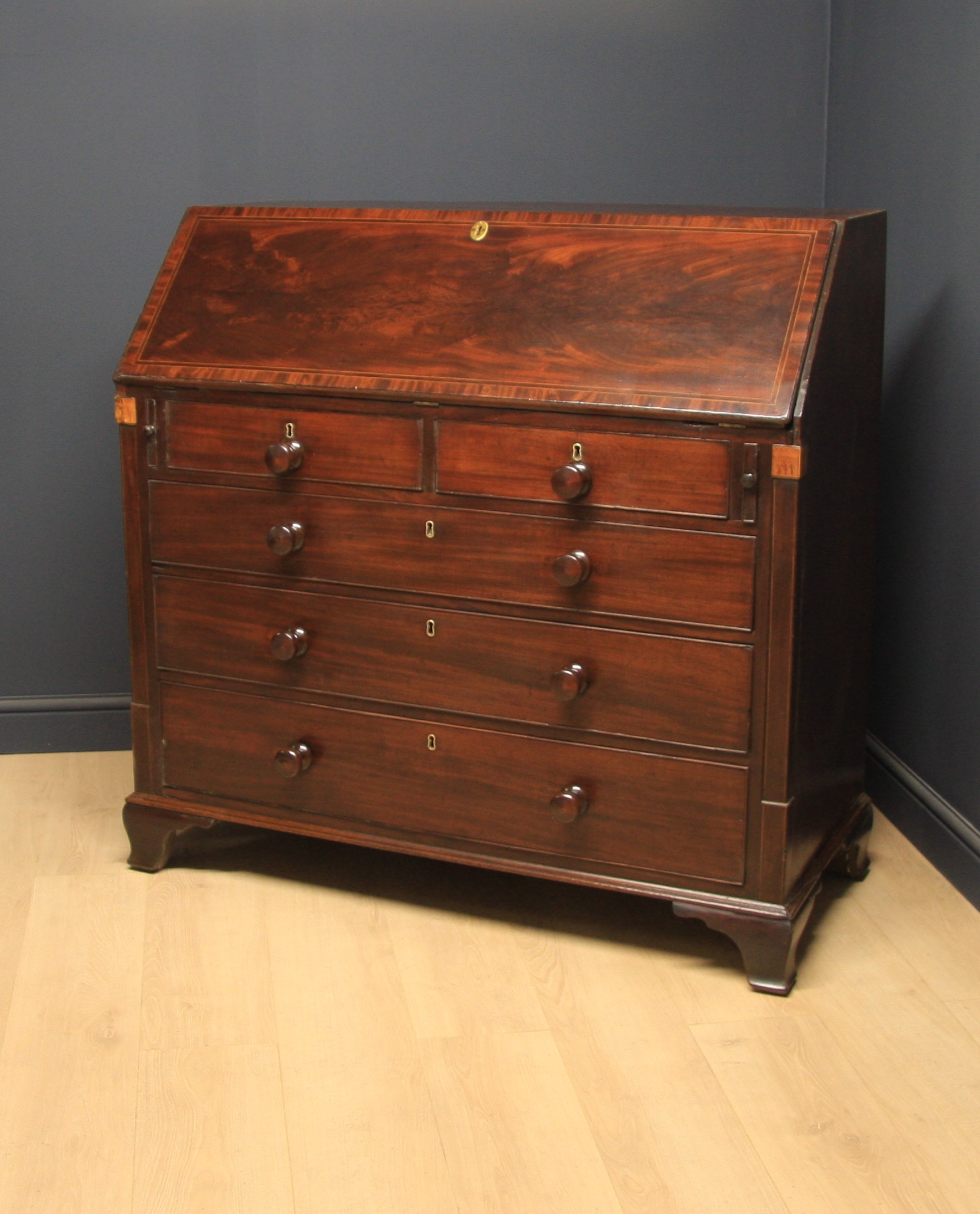 Sample Georgian Mahogany Bureau