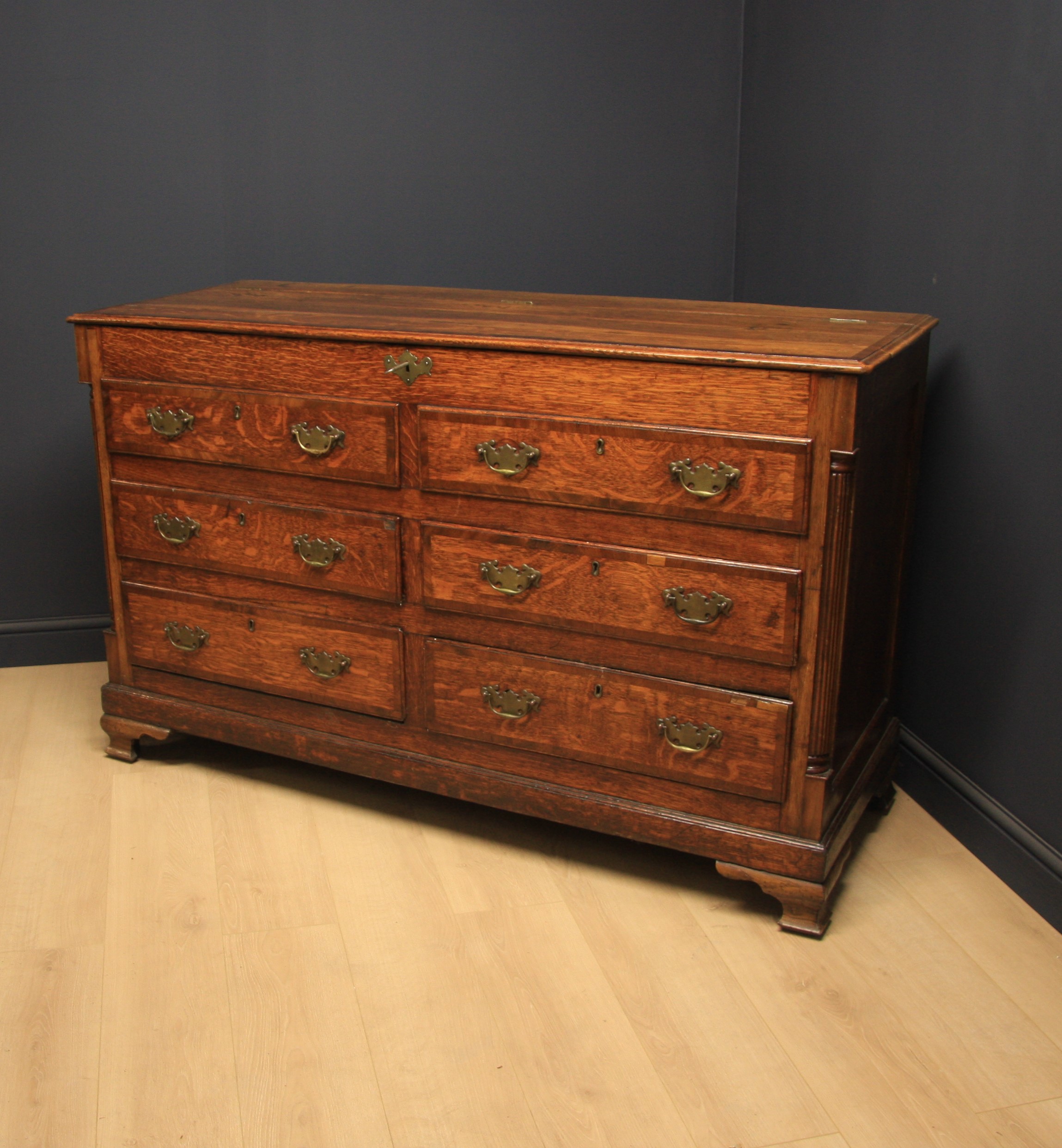 Sample Georgian Oak Mule Chest