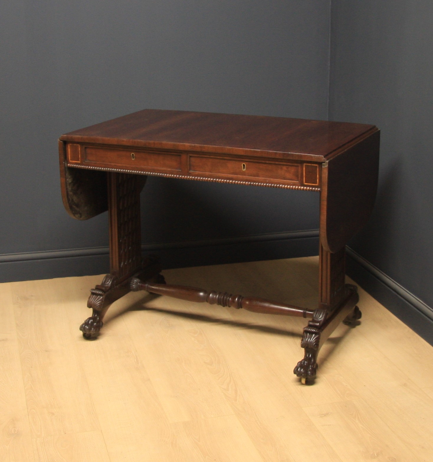 Sample Regency Mahogany Sofa Table
