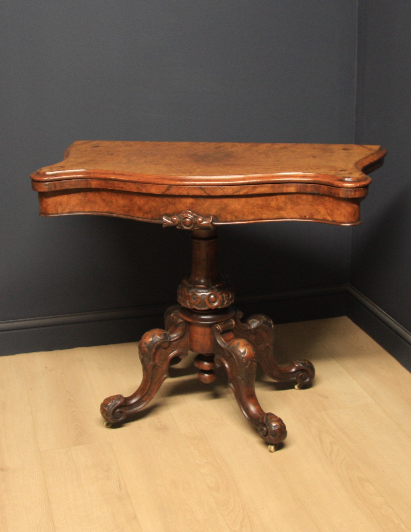 Sample Victorian Walnut Card Table